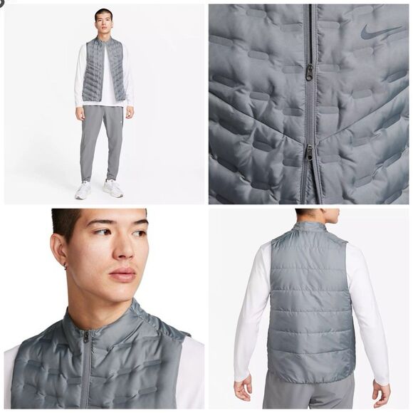Nike Therma-FIT ADV Repel AeroLoft Down Running Vest - Picture 1 of 14